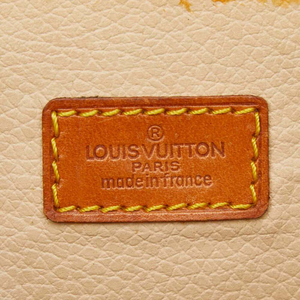 LOUIS VUITTON Authentic Brown Monogram Leather Tote Bag - Picture 13 of 14